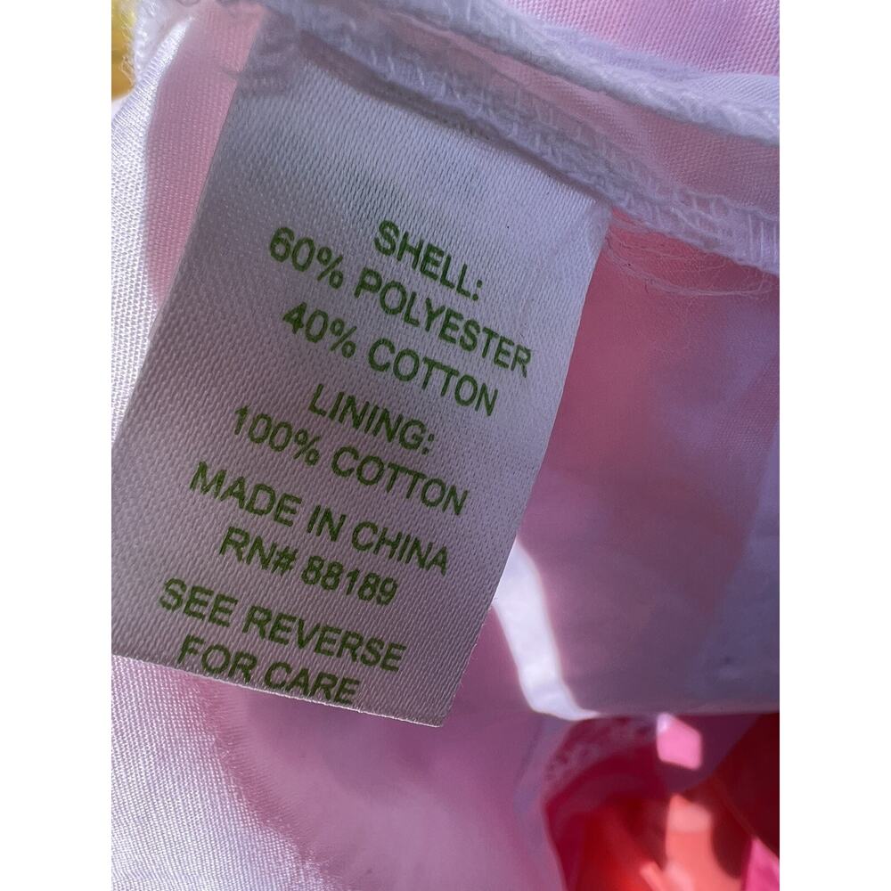 Lilly Pulitzer Hotty Pink Burnout Combo Sully colorblock flower Dress L A000262 - Picture 8 of 10